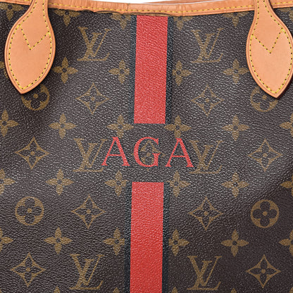 Louis Vuitton Monogram My LV Heritage Neverfull MM Rouge Black 12 of 12