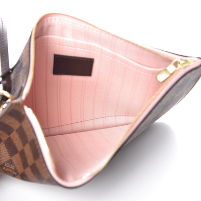 Louis Vuitton Damier Ebene Neverfull MM GM Pochette Rose Ballerine 5 of 7