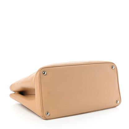 Prada Saffiano Cuir Twin Tote Noisette 4 of 9