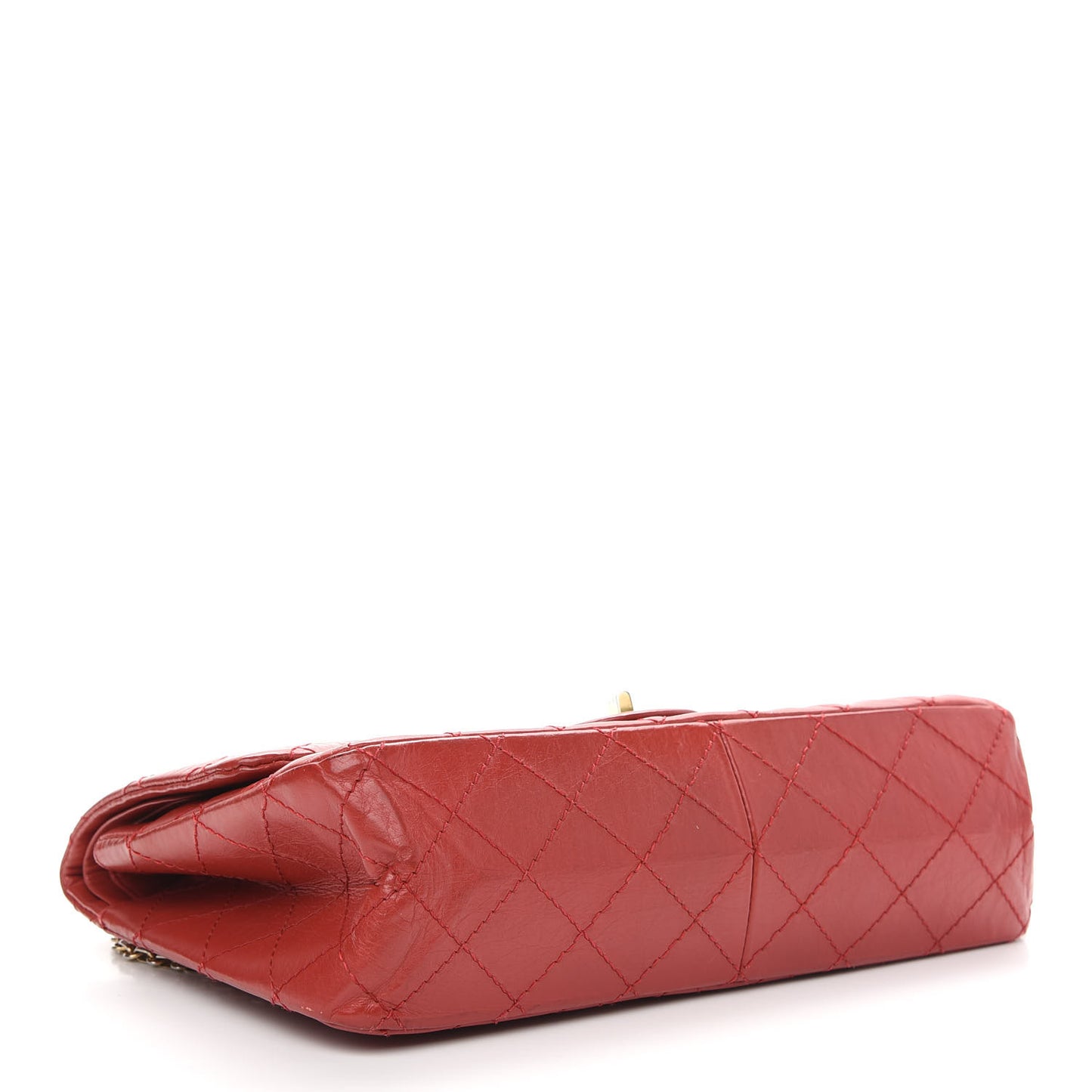 Aged Calfskin Quilted 2.55 Reissue 226 Flap Red