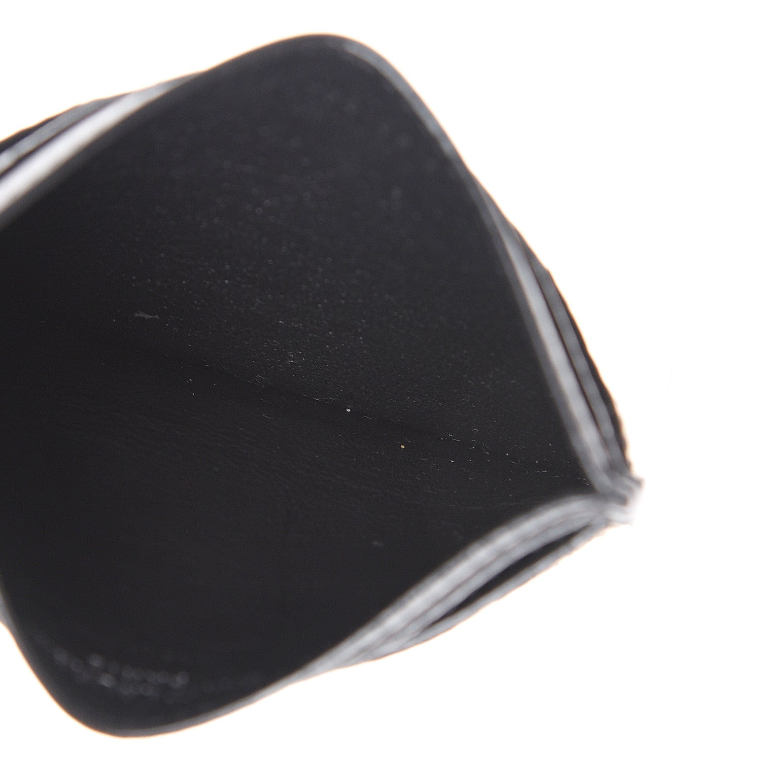 Saint Laurent Elaphe Striped Card Case Black 4 of 7