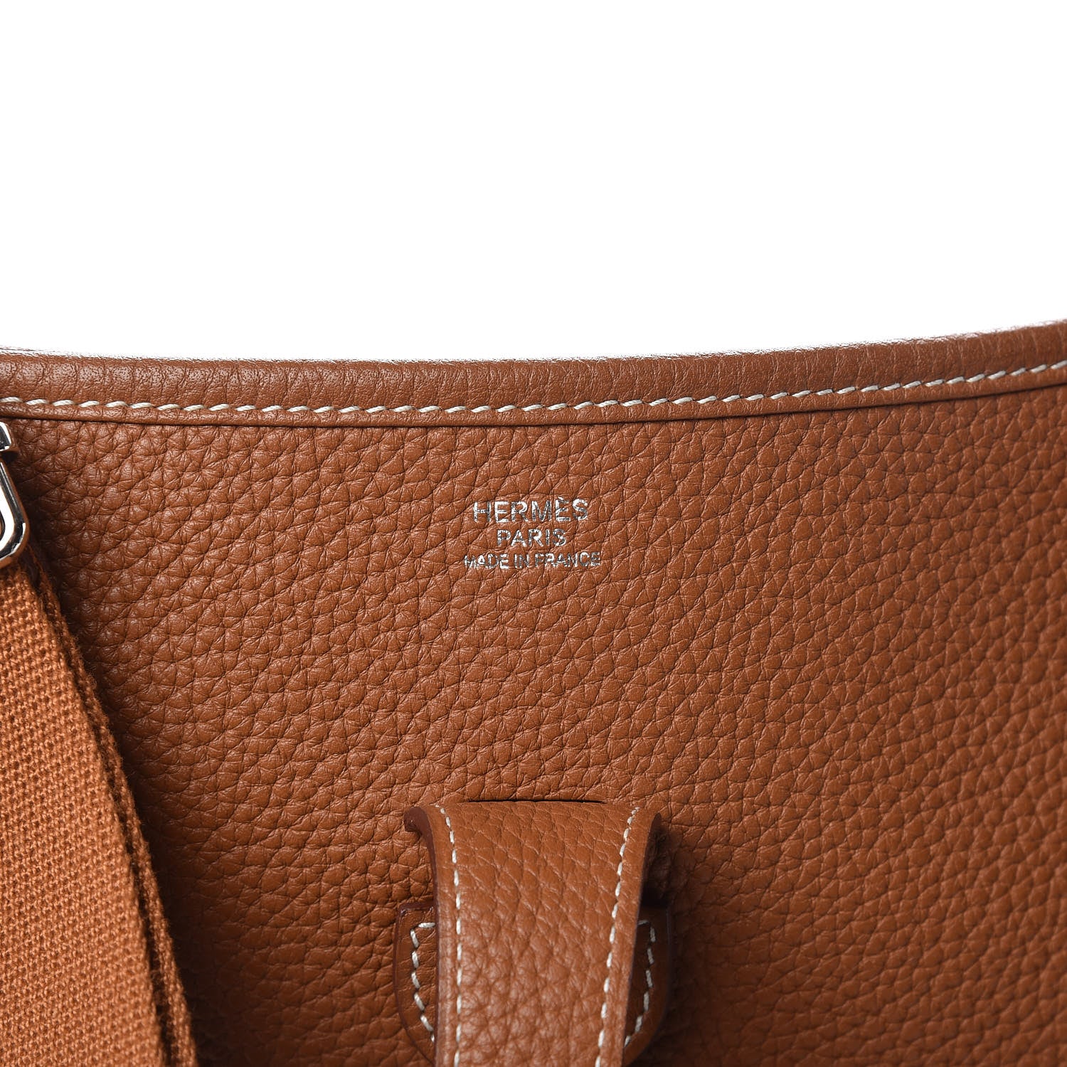 Hermes Taurillon Clemence Evelyne III GM Gold 7 of 9
