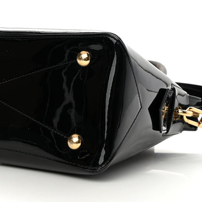 Louis Vuitton Patent Calfskin Miroir Tote Black 12 of 16