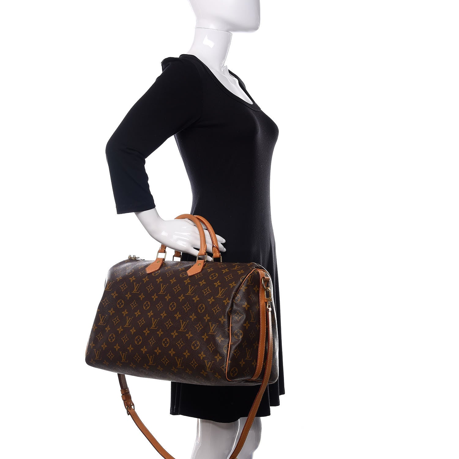 Louis Vuitton Monogram Speedy Bandouliere 40 3 of 12