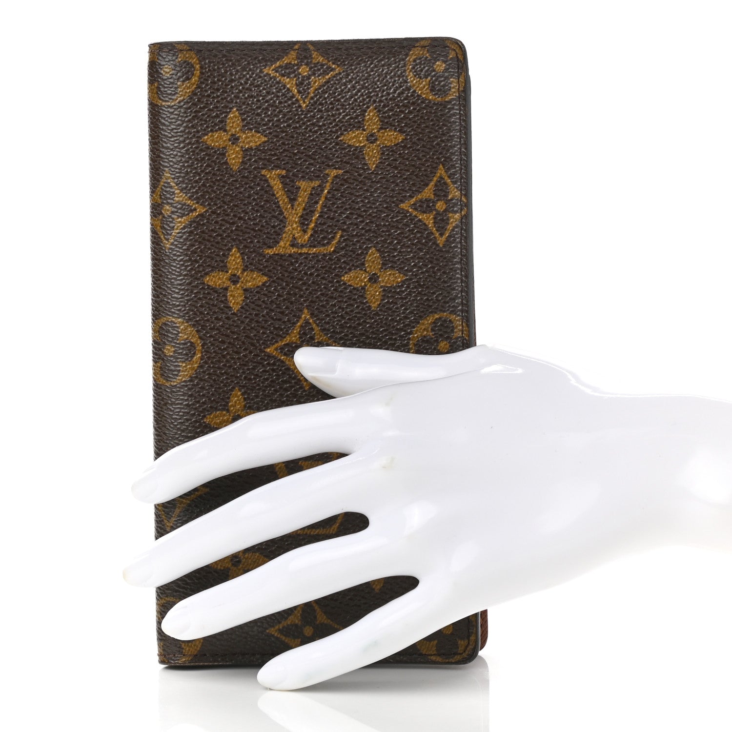 Louis Vuitton Monogram Porte Valeurs Checkbook Wallet 2 of 7