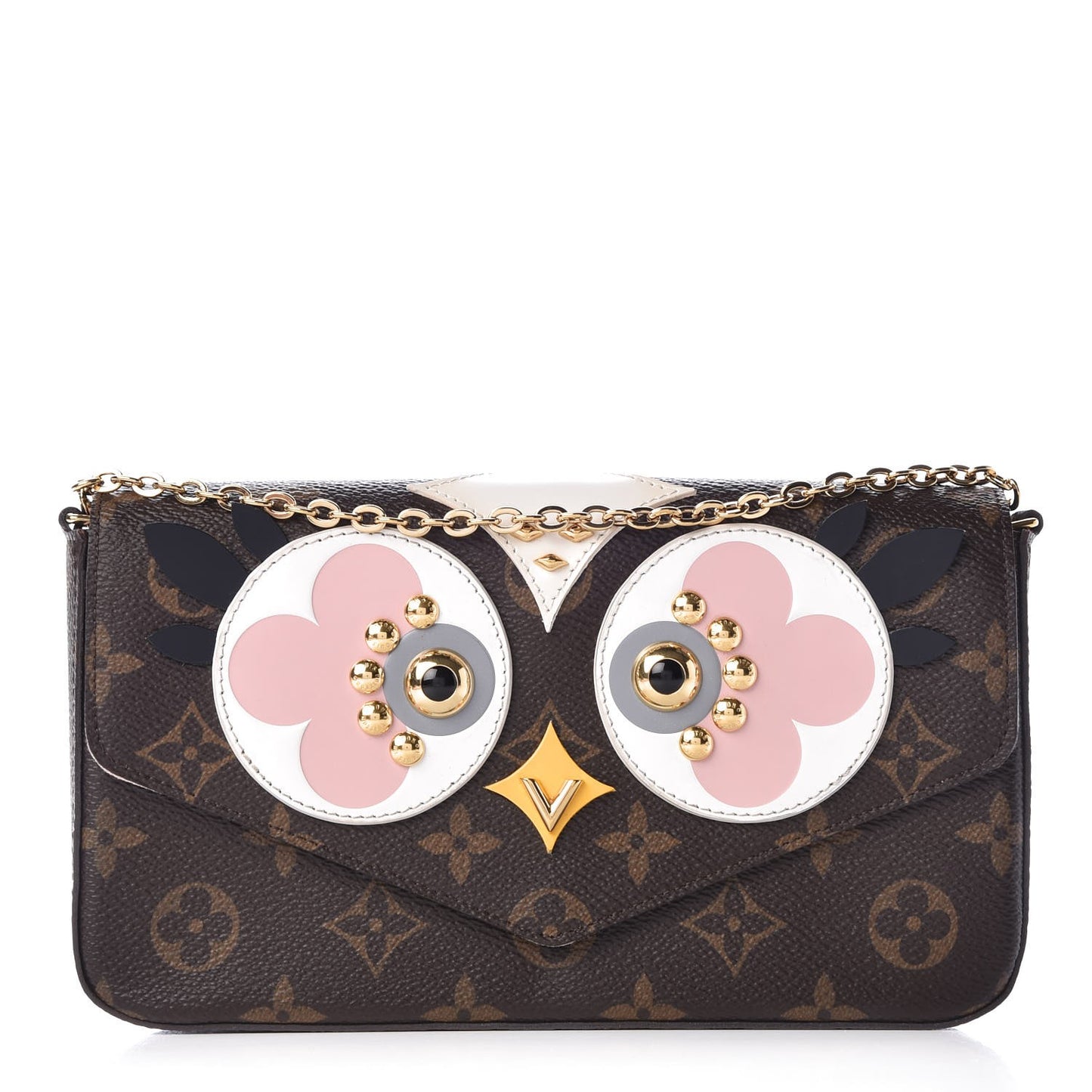 Monogram Lovely Birds Pochette Felicie Chain Wallet
