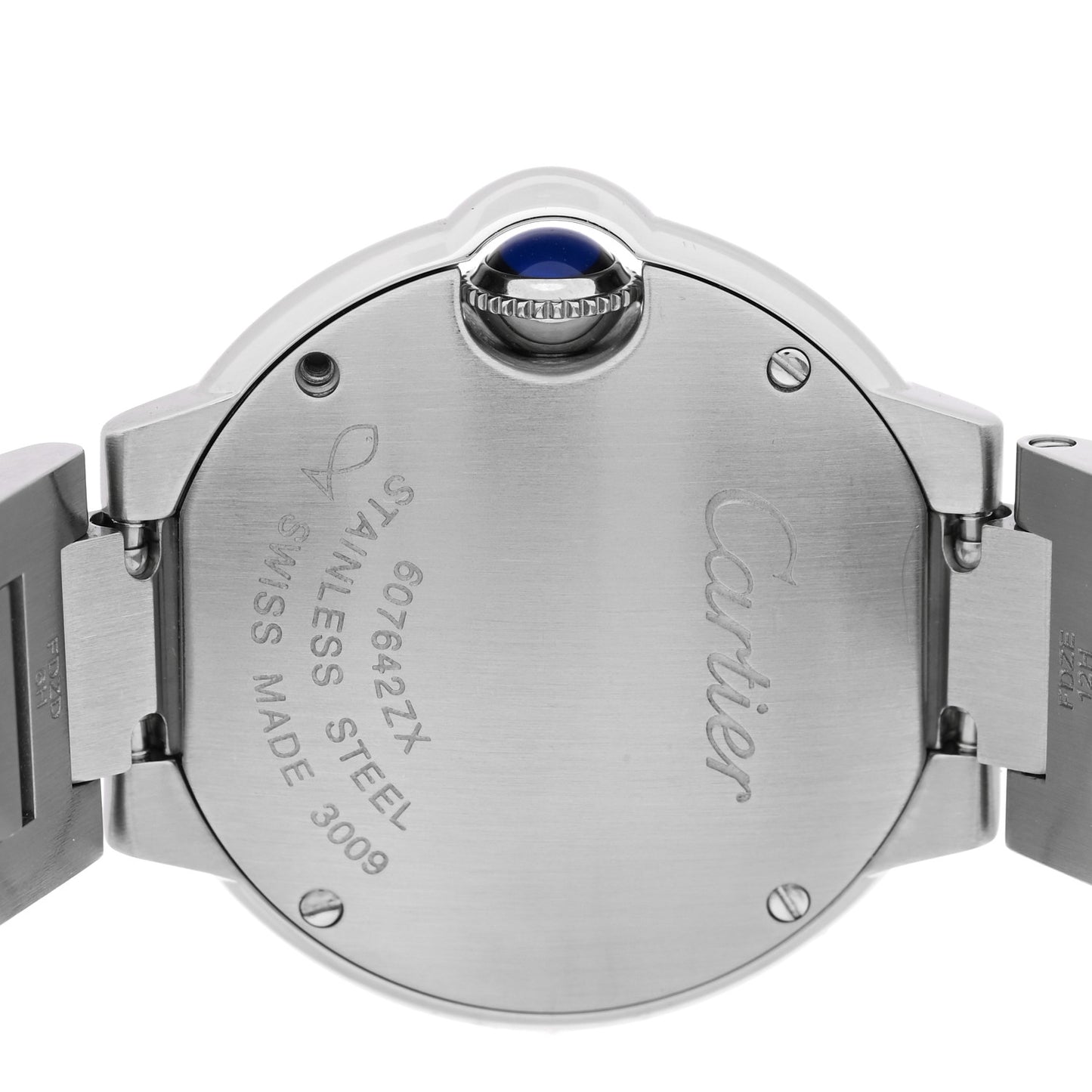 Stainless Steel Diamond Bezel 28mm Ballon Bleu De Cartier Quartz Watch