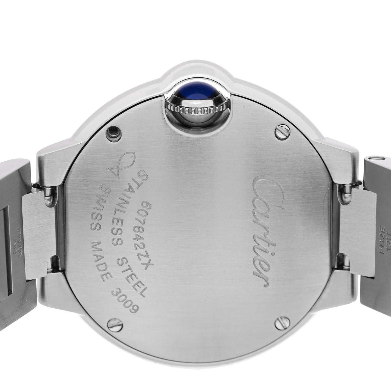 Cartier Stainless Steel Diamond Bezel 28mm Ballon Bleu De Cartier Quartz Watch 7 of 10