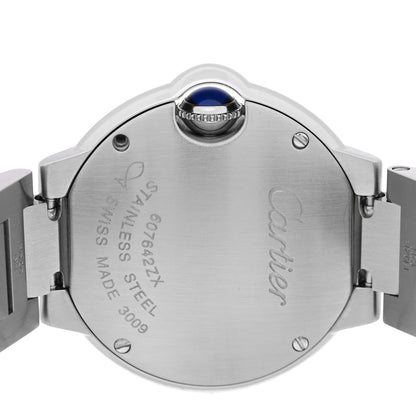 Cartier Stainless Steel Diamond Bezel 28mm Ballon Bleu De Cartier Quartz Watch 7 of 10