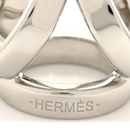 Hermes Palladium Trio Mini Scarf Ring 3 of 5