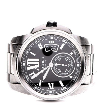 Cartier Stainless Steel 42mm Calibre de Automatic Watch Black 3 of 7