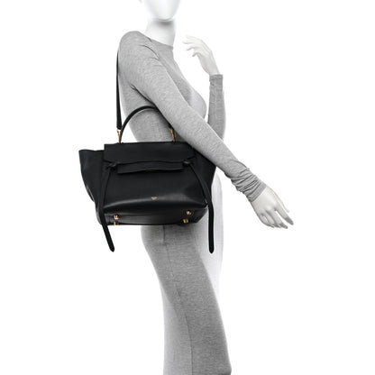 Celine Grained Calfskin Mini Belt Bag Black 2 of 15
