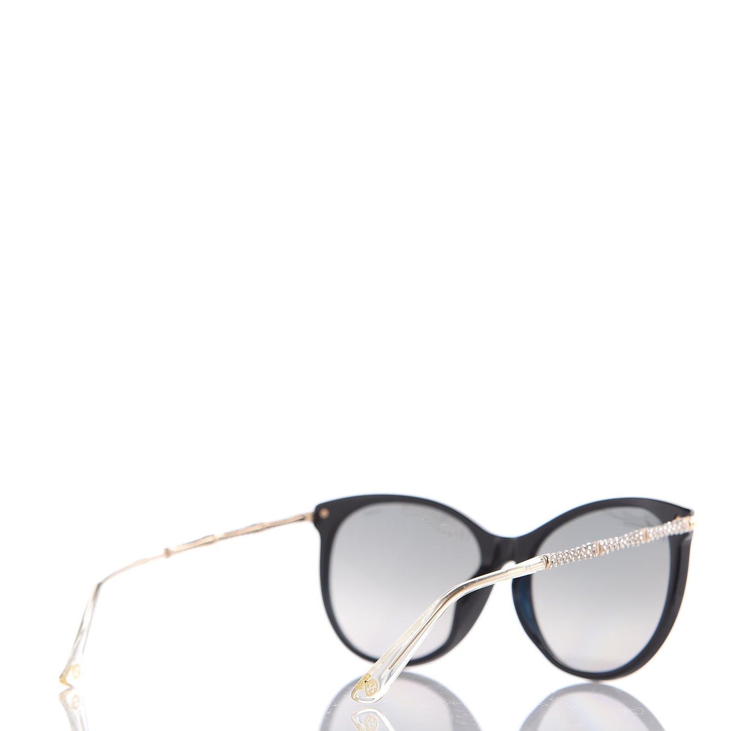 Crystal Bamboo Cat Eye GG 3777/N/F/S Sunglasses Gold