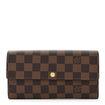 Louis Vuitton Damier Ebene Sarah Wallet 1 of 8