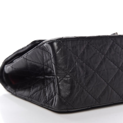 Chanel Aged Calfskin Quilted 2.55 Reissue 226 Flap Black 6 of 10