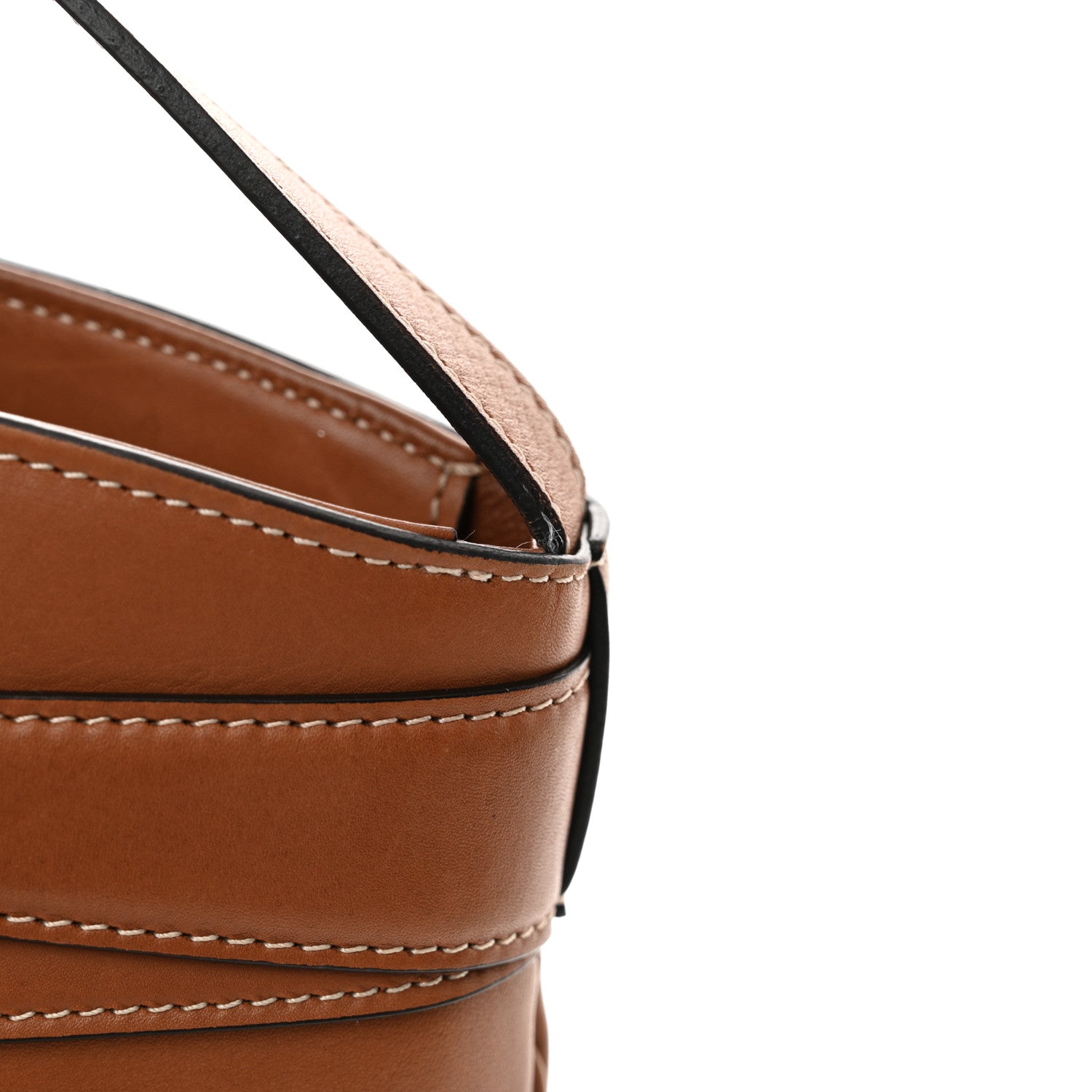 Celine Natural Calfskin Crecy Bucket Bag Tan 13 of 17