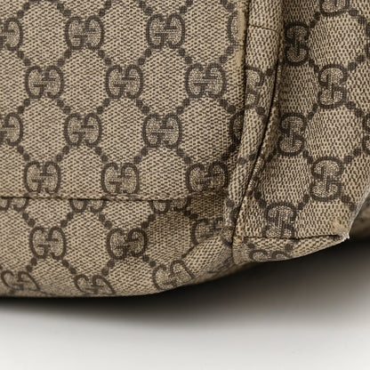 Gucci GG Plus Monogram Messenger Diaper Bag Dark Brown 16 of 16