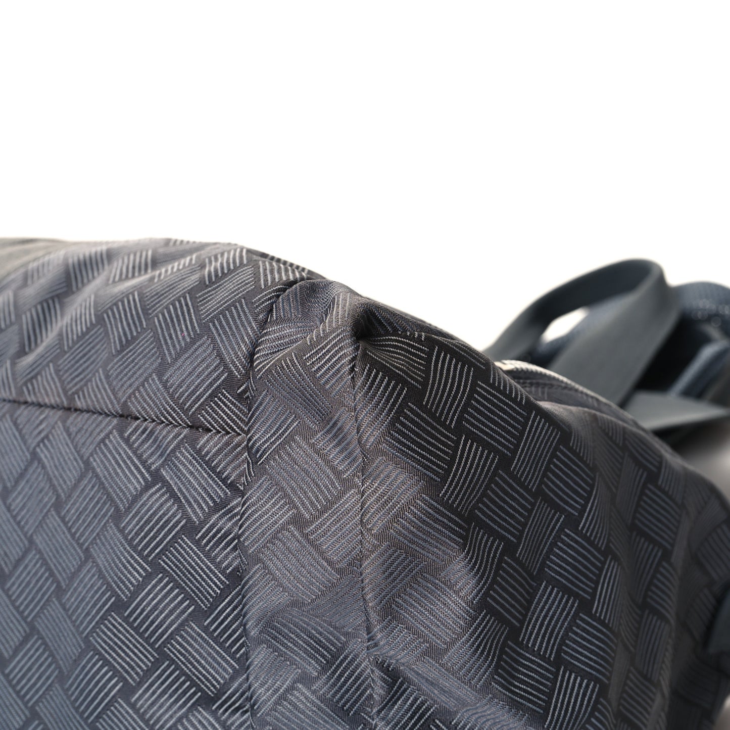 Nylon Triangle Gym Bag Grey