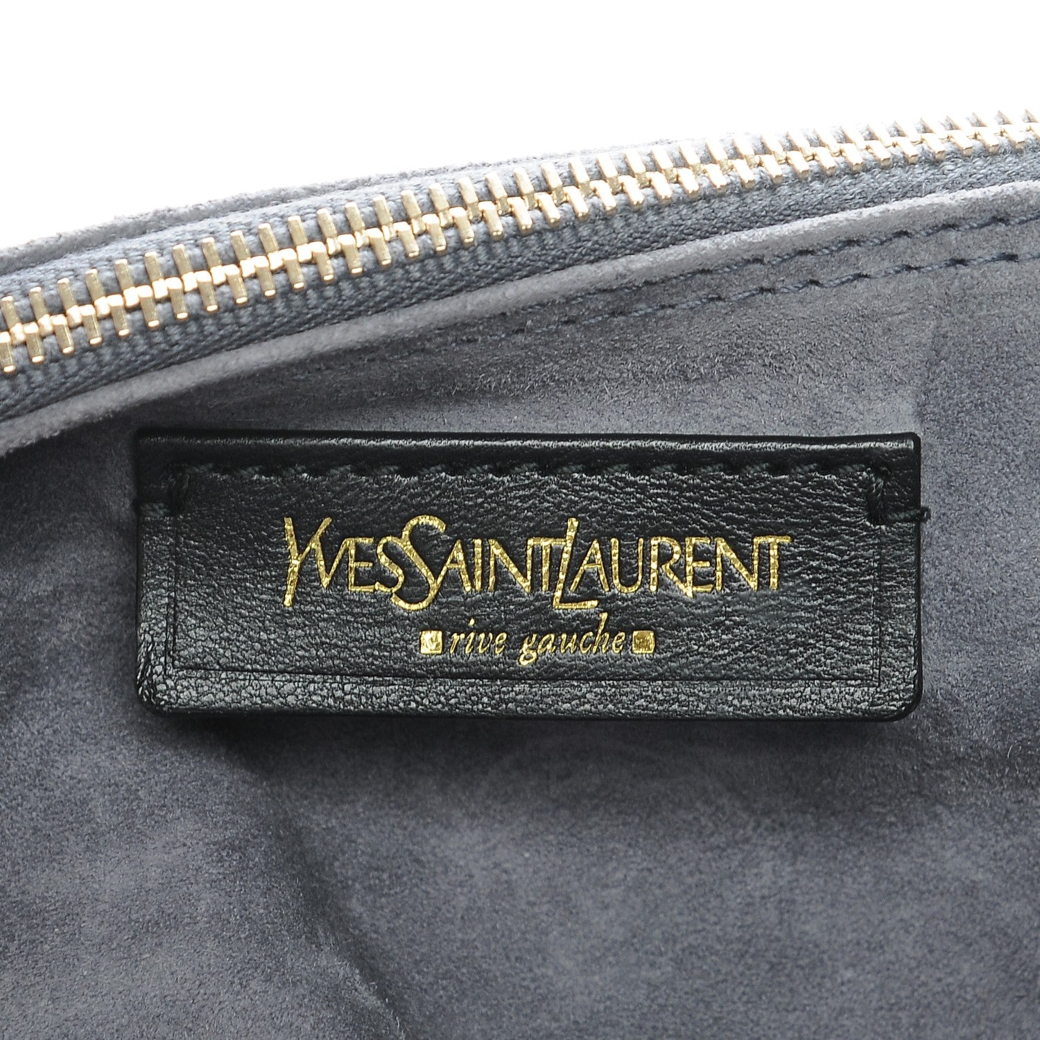 Saint Laurent Crocodile Embossed Nubuck Calfskin Large Muse Two Grey 6 of 7