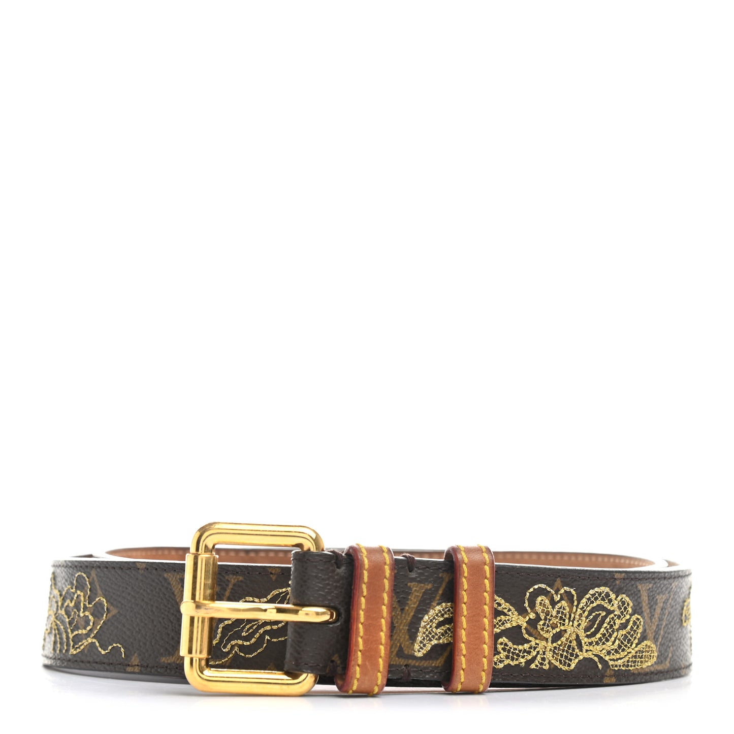 Monogram Dentelle Belt 90 36