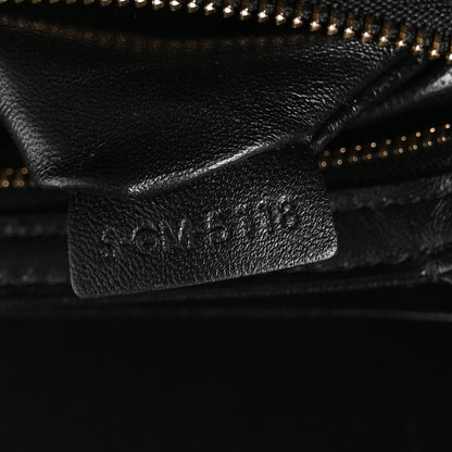 Celine Shiny Calfskin Medium Triomphe Black 7 of 10