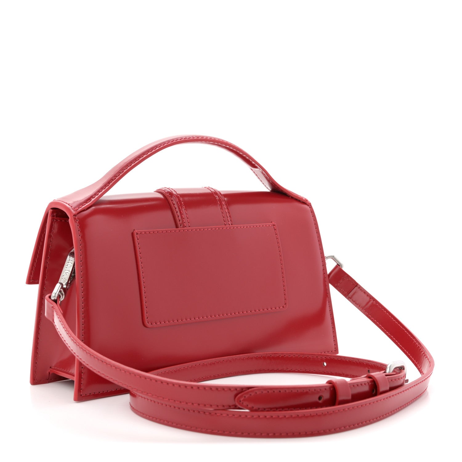 Jacquemus Glazed Calfskin Le Grand Bambino Red 3 of 10