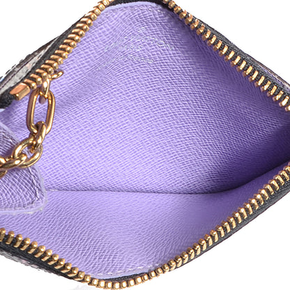 Louis Vuitton Monogram Multicolor Key Pouch Black Violet 5 of 7