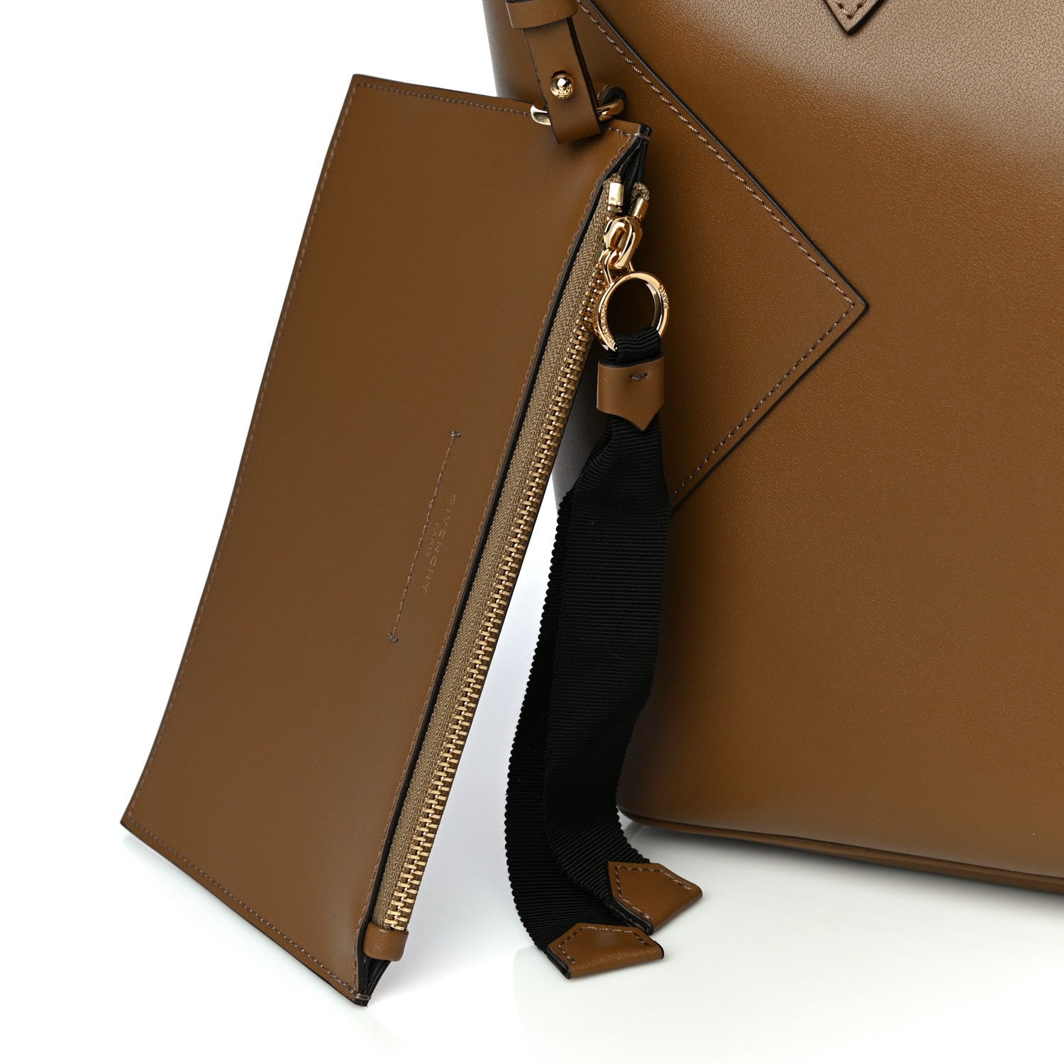 Givenchy Smooth Calfskin Wing Shopper Tote Military Green 9 of 10