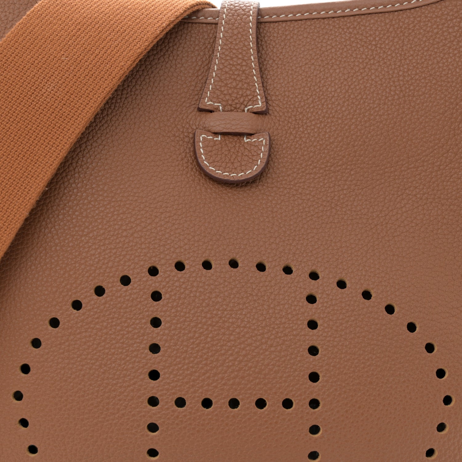 Hermes Taurillon Clemence Evelyne III PM Gold 8 of 12