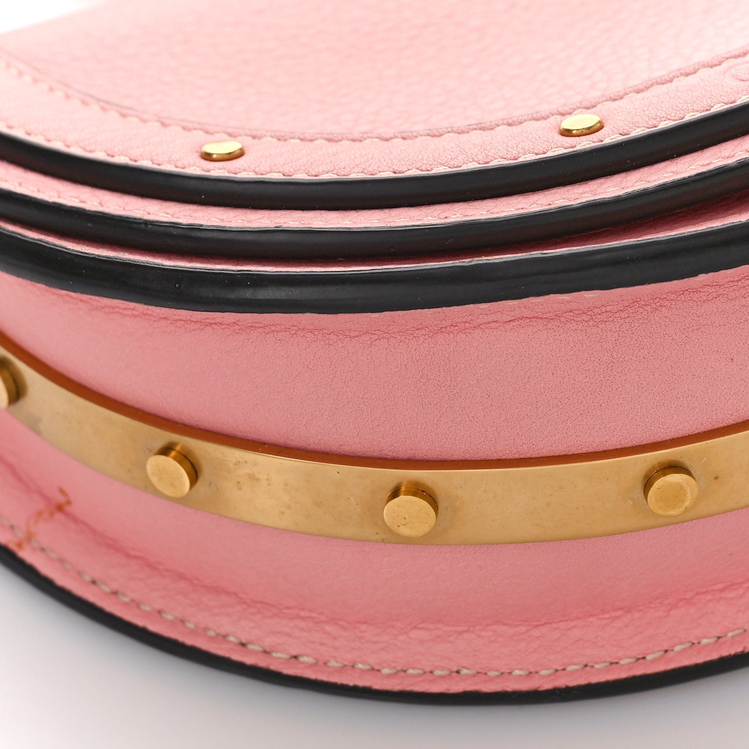Chloe Calfskin Small Nile Bracelet Minaudiere Bag Washed Pink 7 of 8