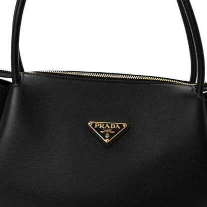 Prada Soft Calfskin Medium Darling Shoulder Bag Black 8 of 10