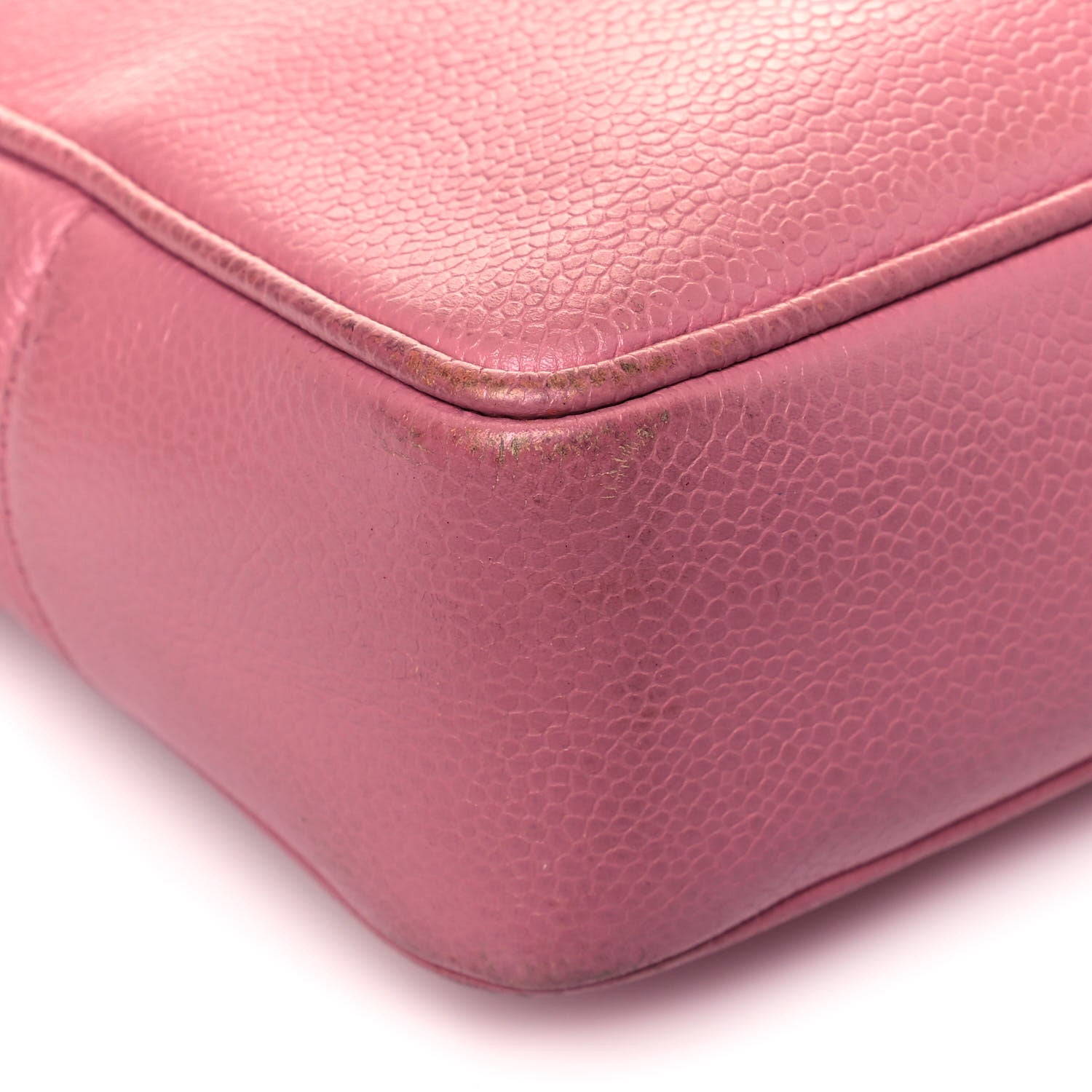 Chanel Caviar CC Shoulder Bag Pink 10 of 13