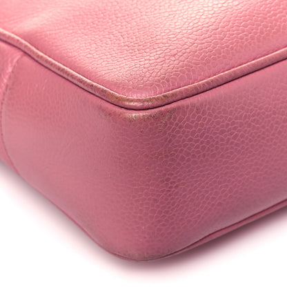 Chanel Caviar CC Shoulder Bag Pink 10 of 13