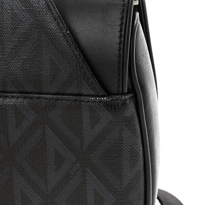 Christian Dior Smooth Calfskin Canvas CD Diamond Mens Saddle Bag Black 15 of 16