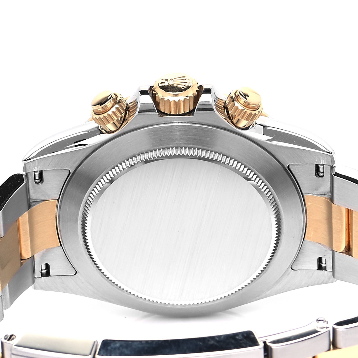 Rolex Stainless Steel 18K Yellow Gold Diamond 40mm Oyster Perpetual Cosmograph Daytona Watch Black 116503 4 of 5