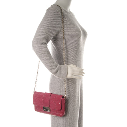 Christian Dior Patent Cannage New Lock Pouch Pink 2 of 7
