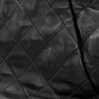 Chanel Calfskin Quilted Large Coco Pleats Tote Black 29 of 34