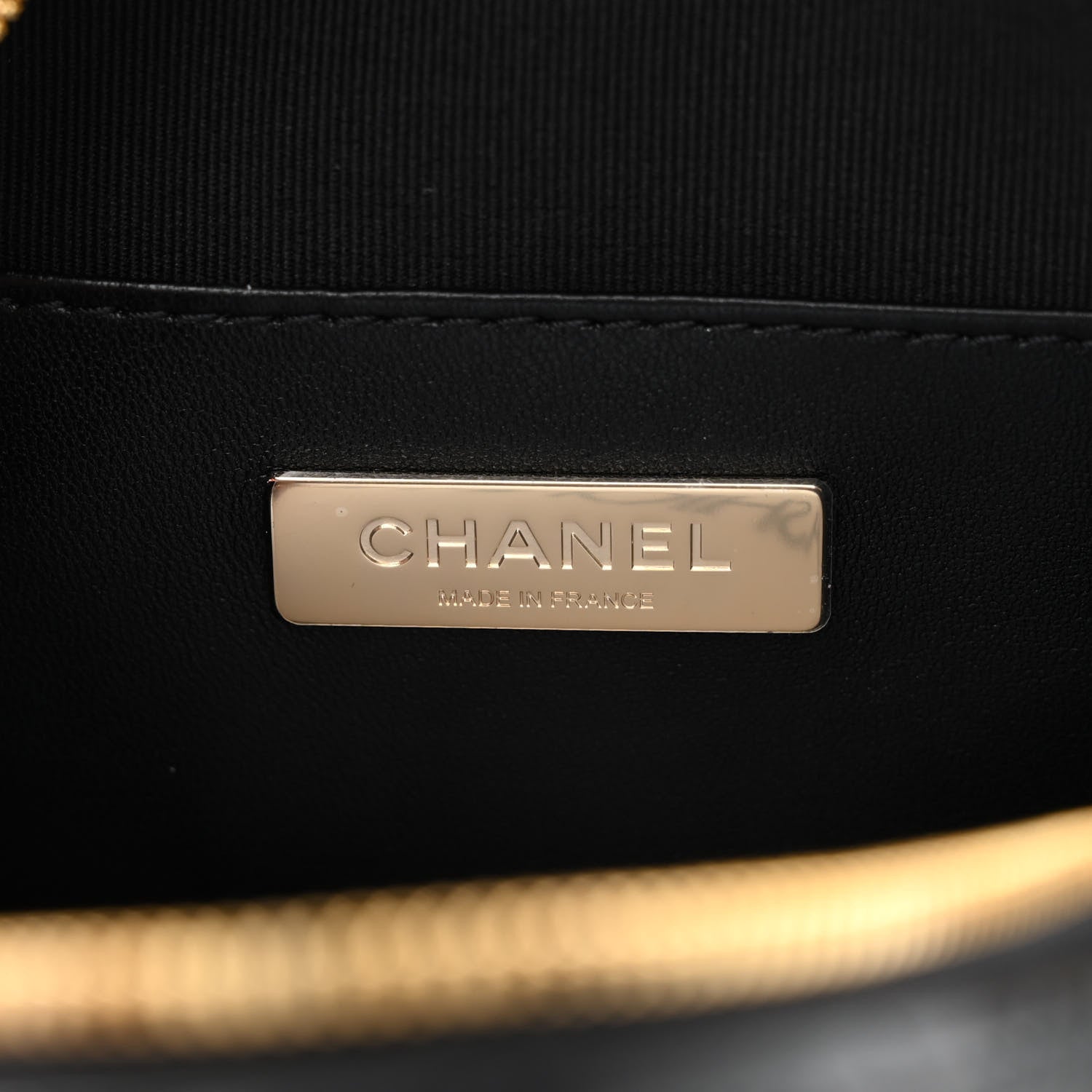 Chanel Lambskin Quilted Walk of Fame Star Bag Black 6 of 11