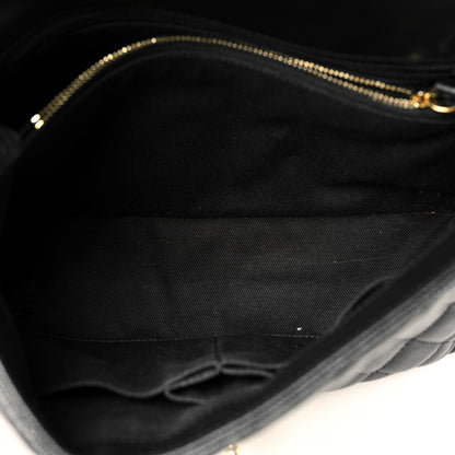 Chanel Caviar Lizard Embossed Quilted Small Coco Handle Flap Black 5 of 13