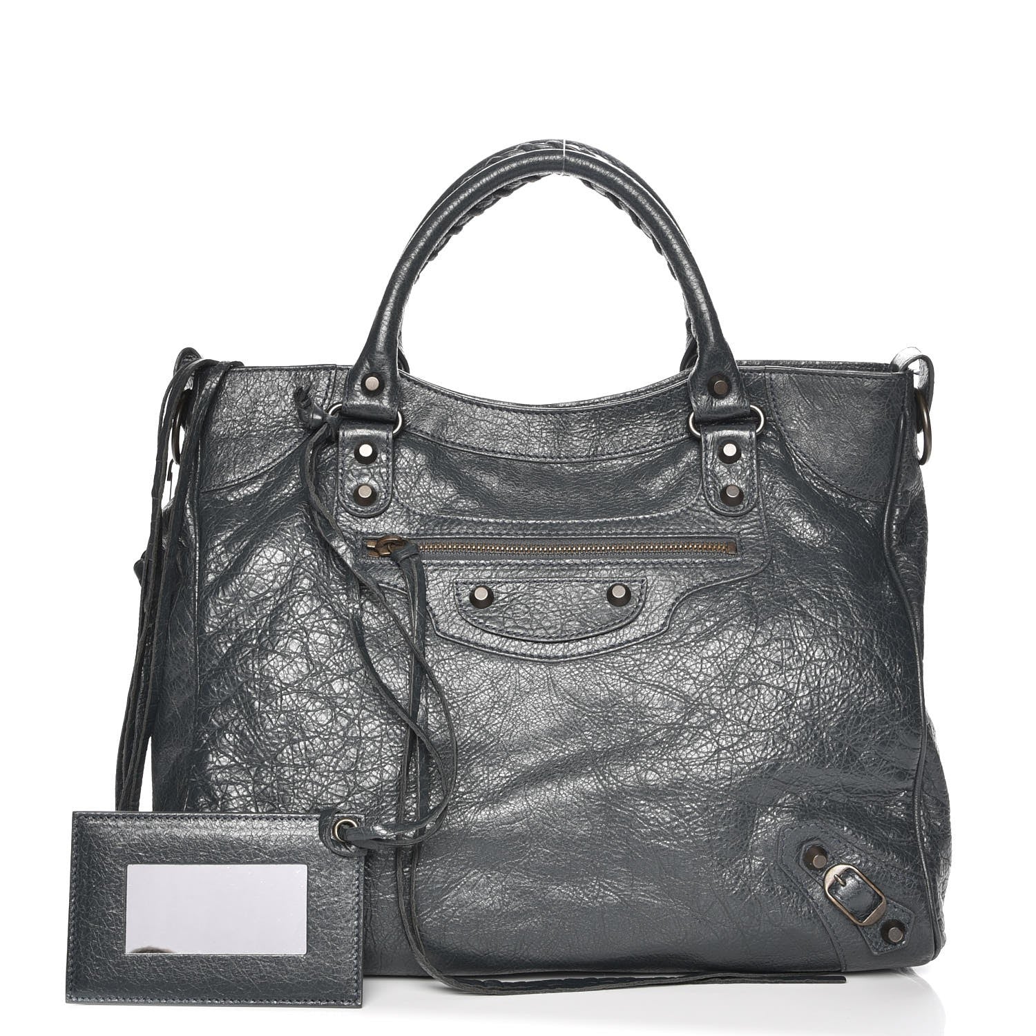 Balenciaga Agneau Classic Hardware Velo Anthracite 1 of 8