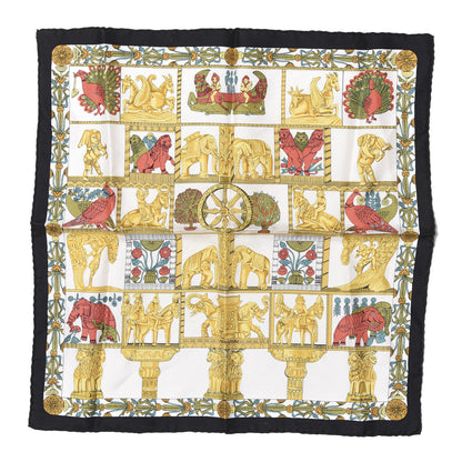 Hermes Silk Torana Pocket Square 1 of 3