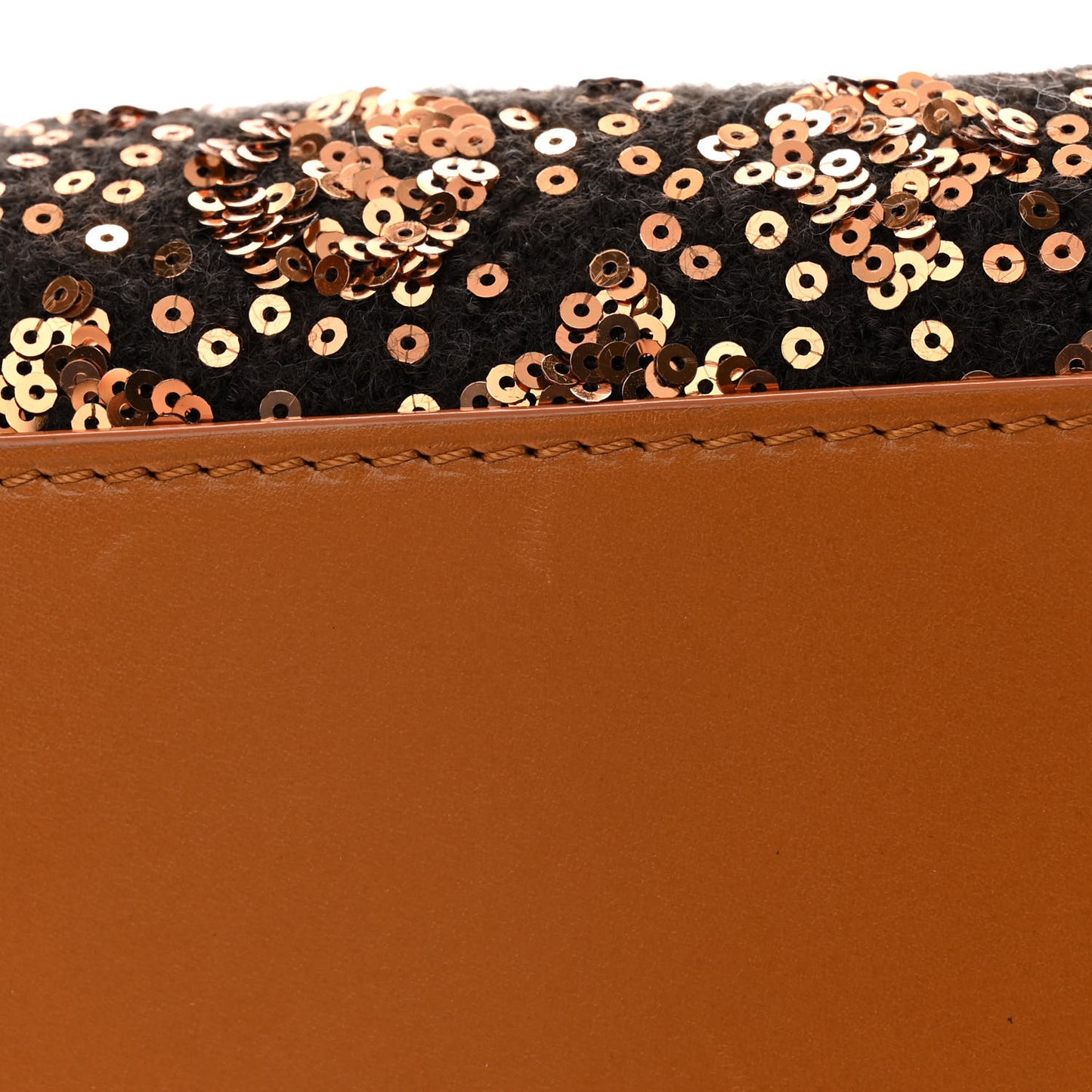 Sequin Monogram Sunshine Express Baby Gold