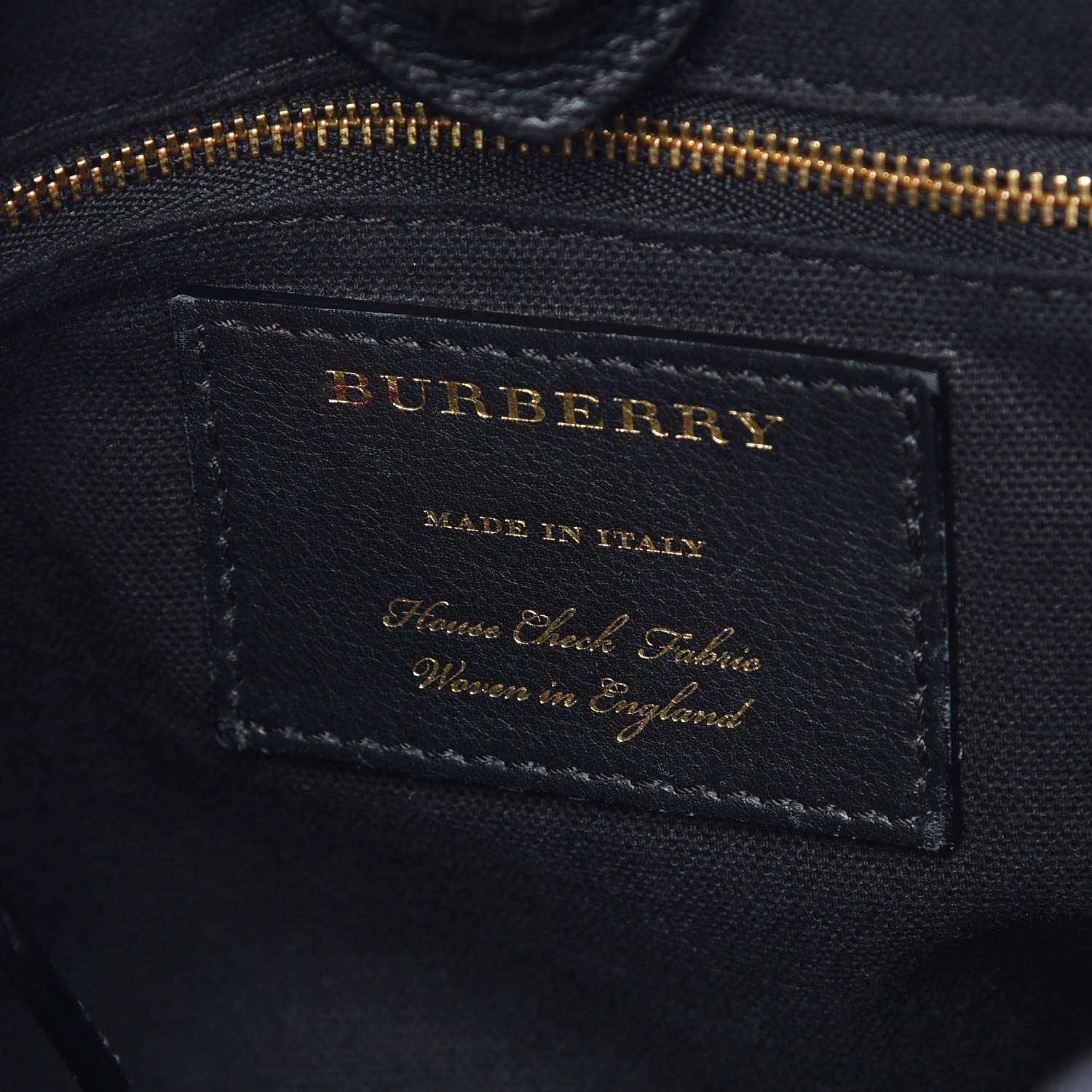Burberry Calfskin House Check Little Crush Black 6 of 12