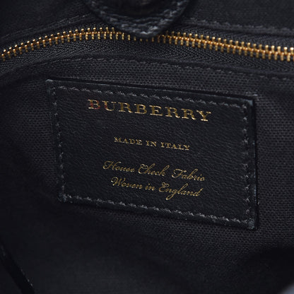 Burberry Calfskin House Check Little Crush Black 6 of 12