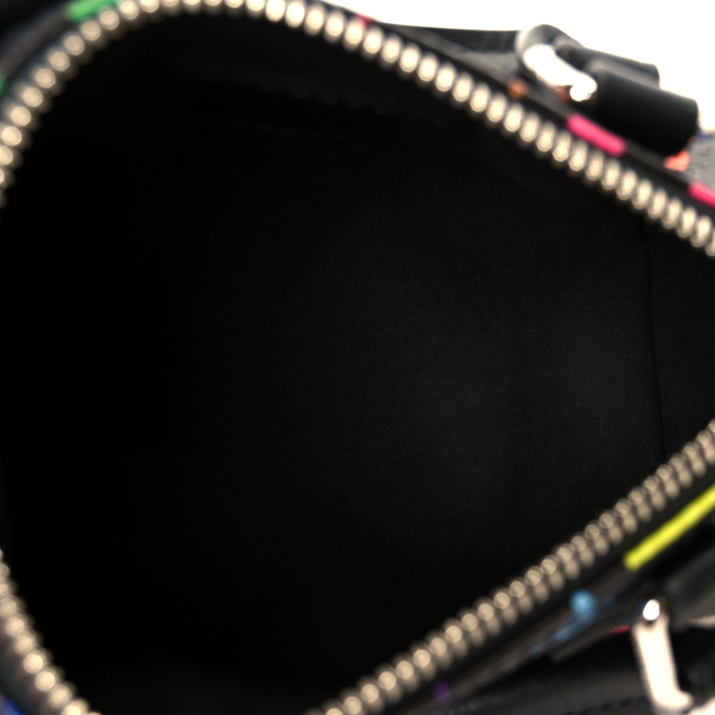 LV X TM Monogram Multicolor Nano Speedy Black