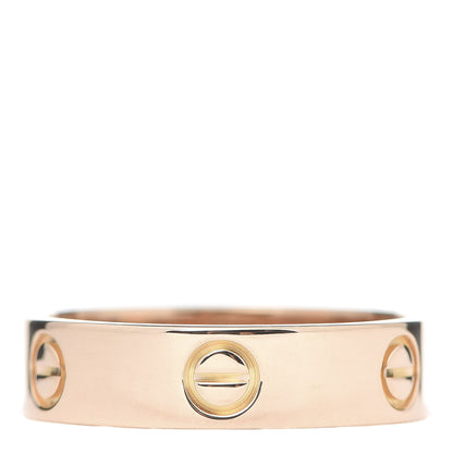 Cartier 18K Pink Gold 5.5mm LOVE Ring 61 9.5 1 of 4