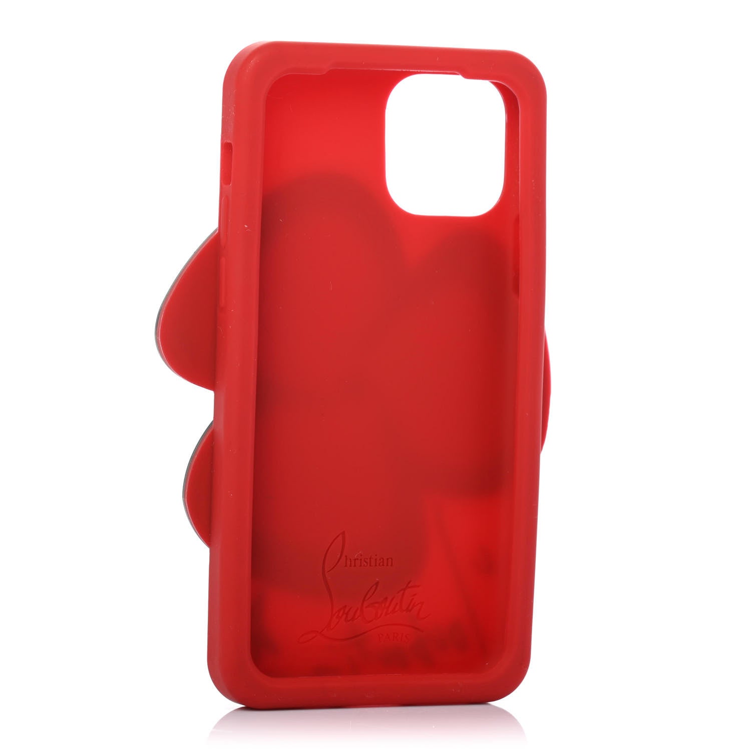 Christian Louboutin Rubber Pensee iPhone 11 Case Black Red 2 of 4
