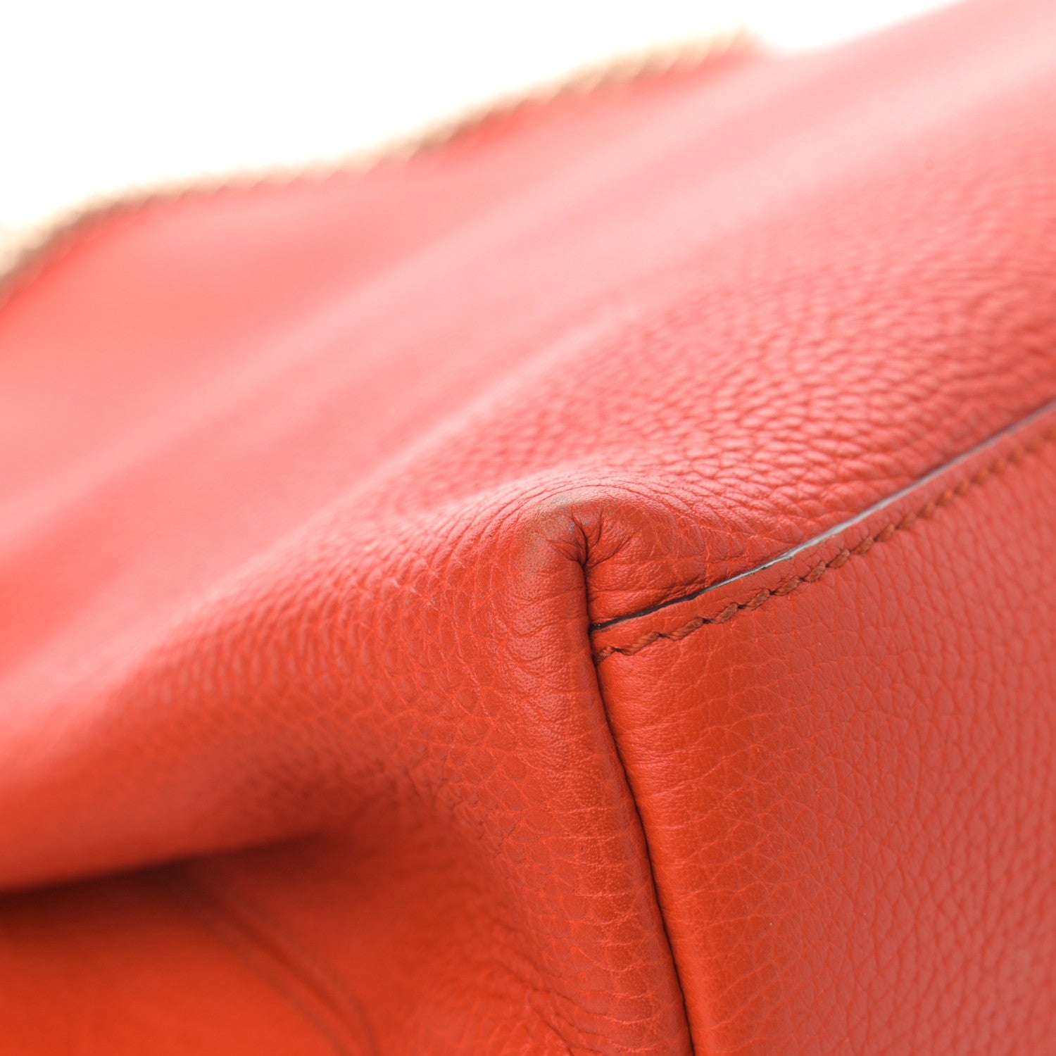 Gucci Pebbled Calfskin Medium Soho Chain Shoulder Bag Sun Orange 11 of 15