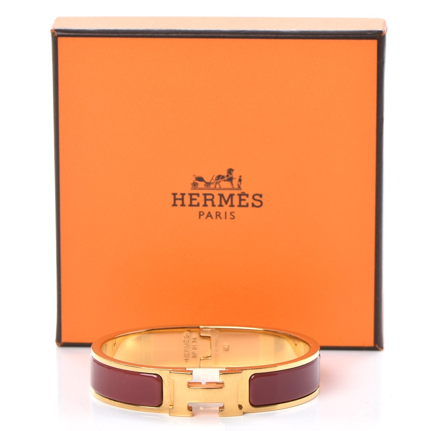 Hermes Enamel Narrow Clic Clac H Bracelet PM Muscat 5 of 5