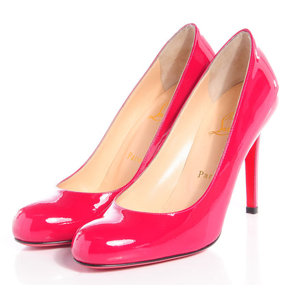 Christian Louboutin Patent Simple 100 Pumps 37 Pivoine 3 of 8